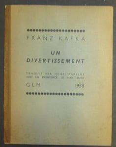 Un divertissement. Traduit par Henri Parisot, avec un frontispice de Max ERNST.
