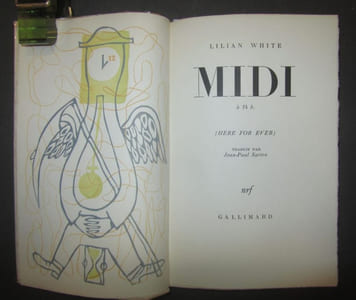 Midi à 14 h. (Here for ever). Traduit par Jean-Paul SARTRE.