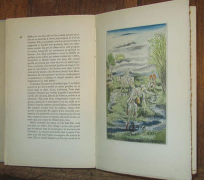 La mère. traduction de Germaine Delamain. Illustrations à l'eau-forte de Hermine DAVID.. [DAVID] (Hermine)] - BUCK (Pearl).-