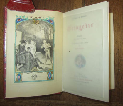 Gringoire. Comédie en un acte et en prose. Illustrations et eaux-fortes de Léon LEBEGUE.. [LEBEGUE (Léon)] - BANVILLE (Théodore de).-