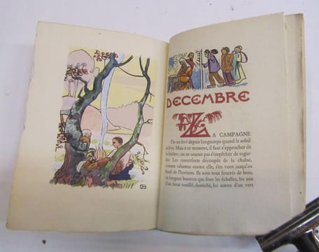 Le temps qu'il fait. Calendrier des bergers de France. Illustrations de Henri CHARLIER. [CHARLIER (Henri)] - POURRAT (Henri).-