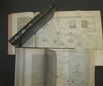 La France par cantons et par communes. Rédigée par Théodore Ogier, et publiée par Bajat fil. DEPARTEMENT de la LOIRE. Tome I : Arrondissement de Montbrison. - Tome II : Arrondissement de St-Etienne. - Tome III : Arrondissemnt de Roanne.