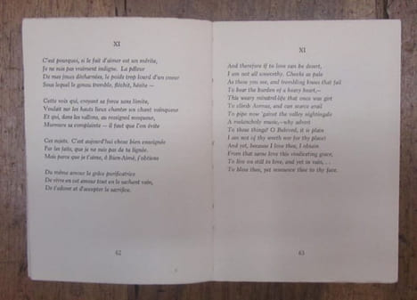 Sonnets from the Portuguese avec une traduction en vers français et une introduction par André Maurois.. BROWNING (Elizabeth Barrett) - [MAUROIS ...