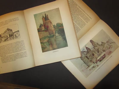 Voyage au pays des Sculpteurs romans. Croquis de route à travers la France par Alexis Forel. Illustrations de Emmeline Forel.