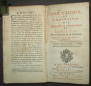 Code militaire ou compilation des reglemens et ordonnances de Louis XIV, Roy de France et de Navarre, faites pour les Gens de Guerre, depuis 1651 jusqu'à présent. par SPARRE (Chevalier de).- - Image 2