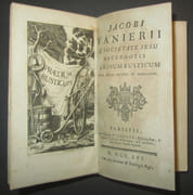 Jacobi Vanierii è Societate Jesu sacerdotis PRAEDIUM RUSTICUM. Nova editio auctior er emendatior. par VANIERE (Jacques).- - Image 2