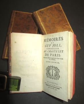 Mémoires de Guy Joli, Conseiller au Chastelet de Paris. Nouvelle édition augmentée d'une table des matières [2 volumes]. ........... Mémoires de ...
