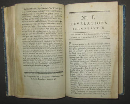 Le VIEUX CORDELIER, rédigé par Camille Desmoulins, député à la Convention et doyen des Jacobins. Du N°1 [Frimaire, An II, 25 novembre 1793] au N°7 ...