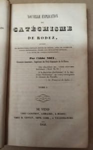 Nouvelle explication du Catéchisme de Rodez divisée en instructions pouvant servir de prônes, avec de nombreux traits historiques, ... à la suite de chaque instruction.