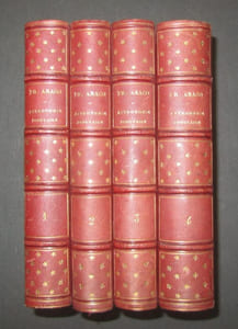 ASTRONOMIE POPULAIRE par François Arago, Secrétaire perpétuel de l'Académie des Sciences. Publiée d'après son ordre sous la direction de M. J.-A. Barral. Oeuvre posthume.