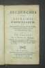 Recherches sur les ruines d'Herculanum ; et sur les lumières qui peuvent en résulter, relativement à l'atat présent des Sciences et des Arts ; avec un ...