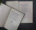 Oeuvres complettes [sic pour complètes] de M. le C. de B*** de l'Académie Françoise. Dernière édition. Tome Premier et Tome Second.. [Cardinal de ...