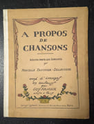 A propos de chansons. Récits pour les enfants par Marcelle Fauchier-Delavigne, orné d'images  en couleurs par Guy ARNOUX. par FAUCHIER-DELAVIGNE (Marcelle).- - Image 1