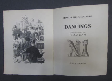 Dancings. Illustrations d'Henri GAZAN.. [GAZAN (Henri)] - MIOMANDRE (Francis de).-