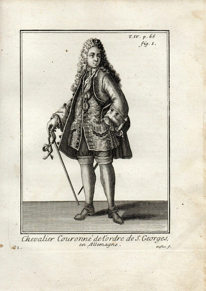 CHEVALIER COURONNE DE L'ORDRE DE SAINT GEORGES EN ALLEMAGNE. 