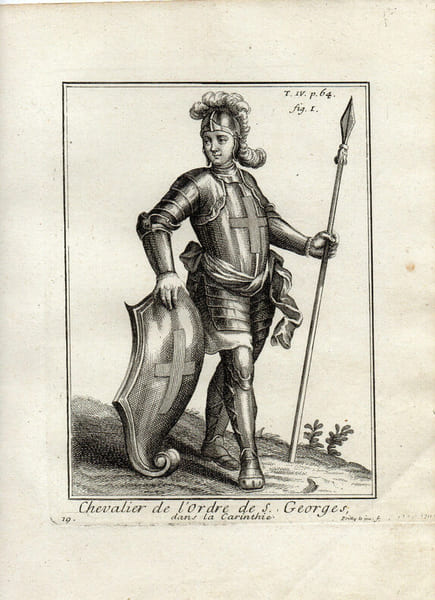 CHEVALIER DE L'ORDRE DE SAINT GEORGES dans la Carinthie . 