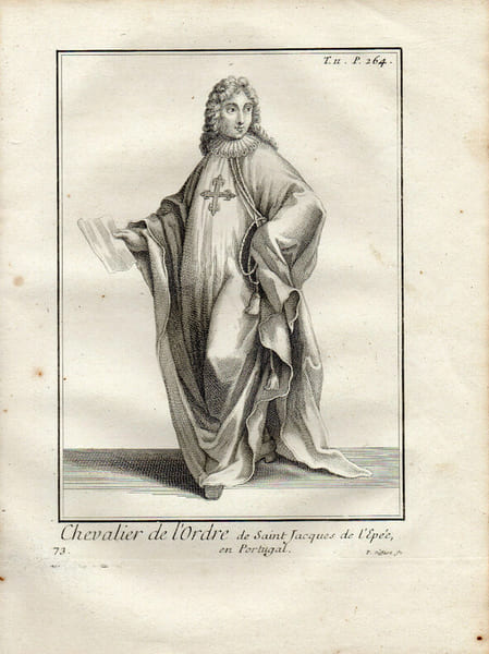 CHEVALIER DE L'ORDRE SAINT JACQUES DE L'EPEE en PORTUGAL. 