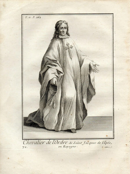 CHEVALIER DE L'ORDRE St JACQUES DE L'EPEE en Espagne. 