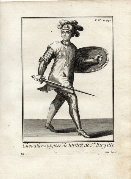CHEVALIER SUPPOSE DE L'ORDRE DE Ste BIRGITTE . 