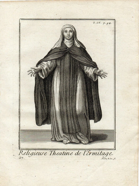 RELIGIEUSE THEATINE DE L'ERMITAGE. 