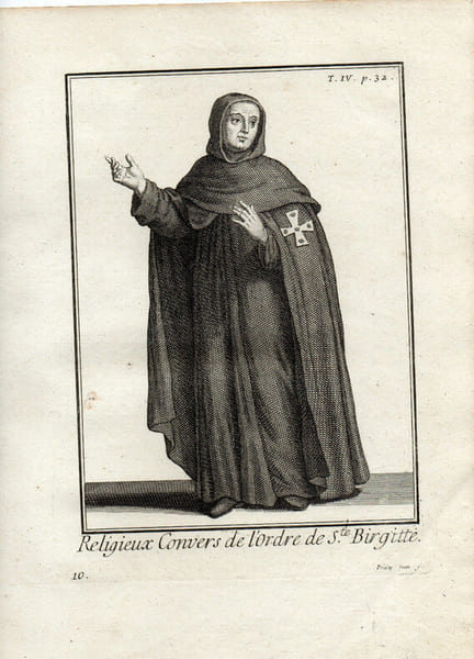 RELIGIEUX CONVERS DE L'ORDRE DE Ste BIRGITTE . 