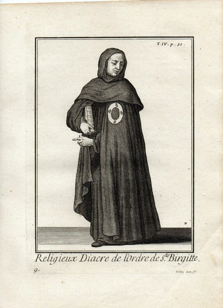  
 RELIGIEUX DIACRE DE L'ORDRE DE Ste BIRGITTE
. 