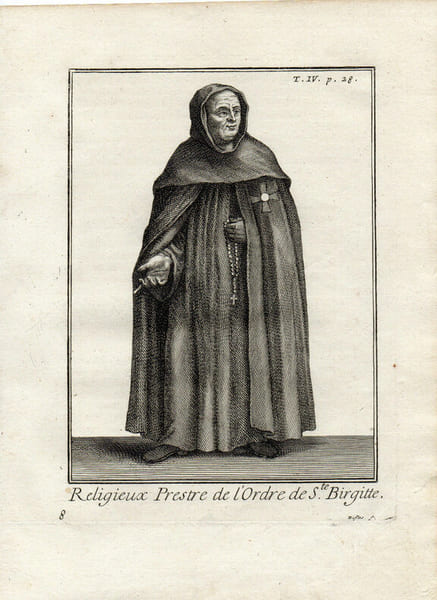 
RELIGIEUX PRESTRE DE L'ORDRE DE Ste BIRGITTE . 
