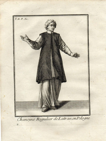 CHANOINE R&Eacute;GULIER DE LATRAN EN POLOGNE. 