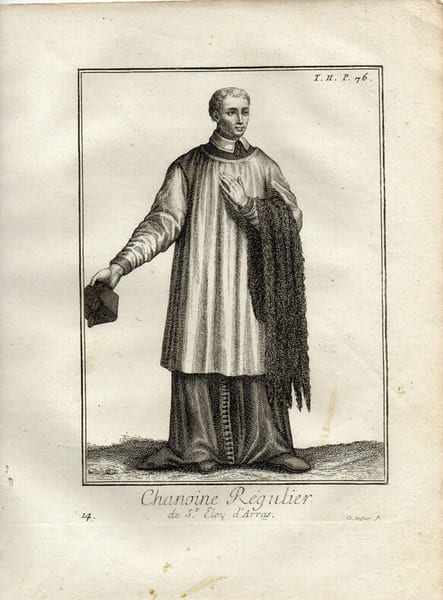 CHANOINE REGULIER DE St ELOY D'ARRAS. 
