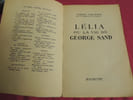LELA ou LA VIE DE GEORGES SAND Envoi en page de garde. Andr&eacute; Maurois