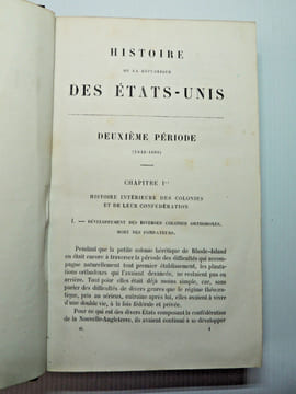 Histoire de la République des États-Unis. J.F Astier