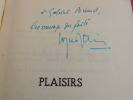 PLAISIRS . Raymond Schaltin

avec un bel envoi de l'auteur !