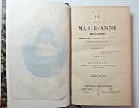 Vie de la révérende mère Marie-Anne, Maria de la Fruglaye