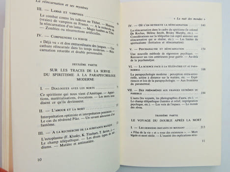 Les preuves de la réincarnation. André Nataf.
