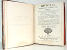 Historia Anatomico-Médica. Josepho Lieutaud.