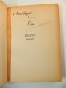 Balzac, dramatiste.  Exemplaire de Marcel Pagnol. Pierre Desclaves