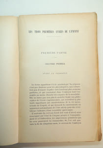Les trois premières années de l'Enfant ( Psychologie de l'enfant)