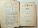 Minéralogie. Annales des mines mémoires sur l'exploitation des mines. 