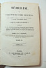 Finances publiques.  Mémorial des percepteurs et des receveurs 1824. J.M. Durieu.