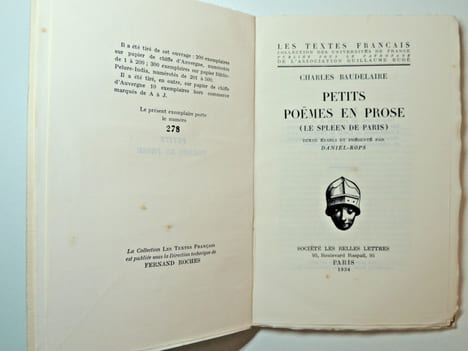 Petits poèmes en prose ( le spleen de Paris). Charles Baudelaire