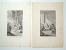 1785. Suite de 10 planches gravées de Malapeau. Le mariage de Figaro. Beaumarchais