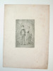  Lot de 7 Lithographies/Eaux fortes XIXe signée Leloir 1882. gd format 32x22
. 