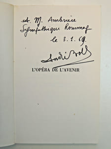 L'opéra de l'avenir - Étude polémique