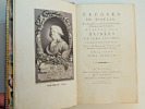 Elegies de Tibulle, avec des notes et recherches de mythologie, d'histoire et de philosophie

suivies des baisers de Jean Second. Tibulle