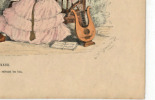  Gravure caricature signée Grandville. " Les métamorphoses du jours, 1869 ". Grandville.