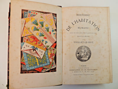 Histoire de l'habitation humaine. Depuis les temps les plus reculés jusqu'à nos jours.