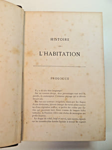Histoire de l'habitation humaine. Depuis les temps les plus reculés jusqu'à nos jours.