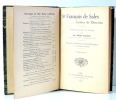 Lettres de direction. St François de Sales