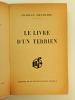 Le livre d'un terrien. Charles Silvestre