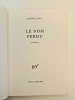 Le nom perdu ( Poèmes). Lionel Ray